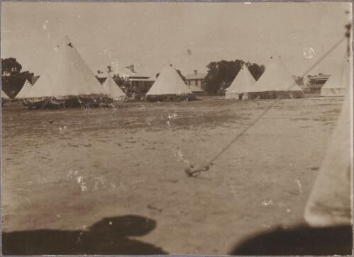 Military camp in Fremantle, Western Australia, 1914 [picture] / Karl Lehmann