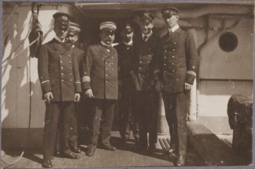 Officers of the SS Thüringen, Fremantle, Western Australia, 1914 [picture] / Karl Lehmann