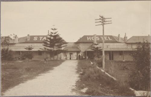 State Hostel where the German officers were interned on Rottnest Island, Western Australia, 1914 [picture] / Karl Lehmann