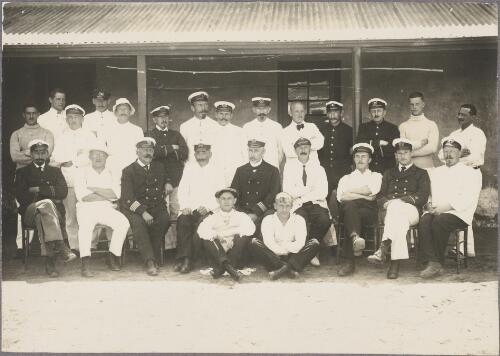 Internees of the State Hostel, Rottnest Island, Western Australia, ca. 1915 [picture] / Karl Lehmann