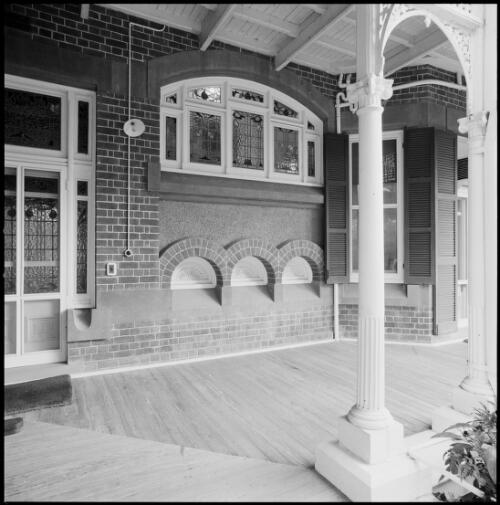 Verandah at Belltrees Homestead, Scone, New South Wales, ca. 1970 [picture] / Wes Stacey