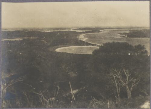 View from the highest point towards the east, Rottnest Island, Western Australia, ca. 1915 [picture] / Karl Lehmann