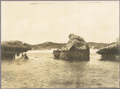Coastal rock formation, Rottnest Island, Western Australia, ca. 1915 [picture] / Karl Lehmann