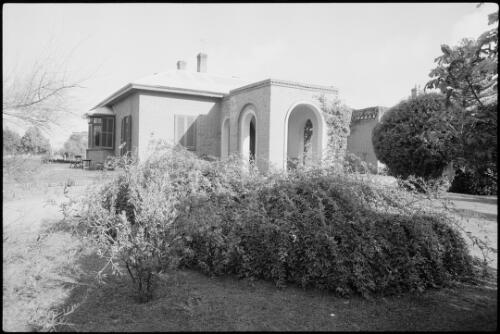 Cummins House viewed from the gardens, Morphettville, South Australia, ca. 1970 [picture] / Wes Stacey