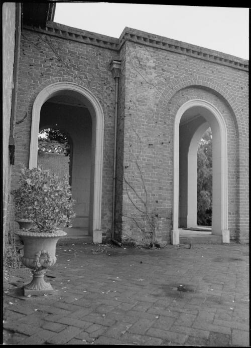 Porch at Cummins House, Morphettville, South Australia, ca. 1970 [picture] / Wes Stacey