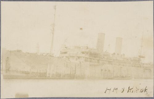 SS Kursk moored in Sydney Harbour, New South Wales, ca.1917 [picture] / Karl Lehmann