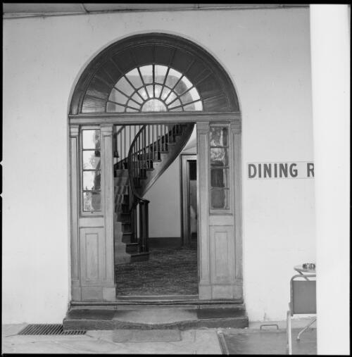 Doorway of Macquarie Arms Hotel, Windsor, New South Wales, ca. 1970 [picture] / Wes Stacey