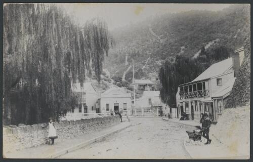 Grand Junction Hotel and Oddfellows Hall at the Junction, Walhalla, Victoria, ca. 1890 [picture]