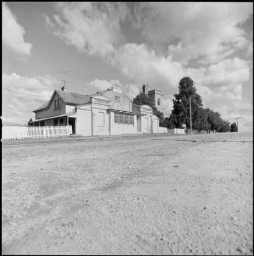 Masonic Hall viewed from road, Braidwood, New South Wales, ca. 1970 [picture] / Wes Stacey