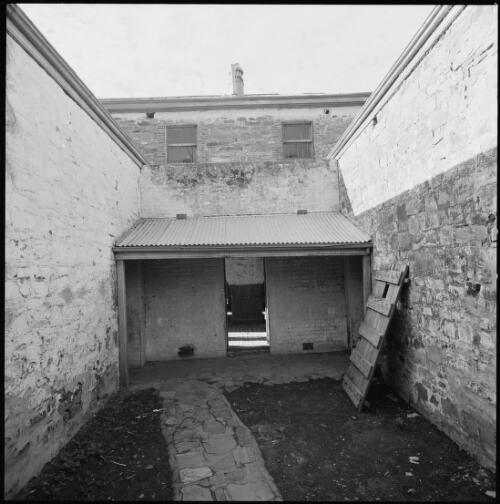 Confined courtyard in Redruth Gaol, Burra, South Australia, ca. 1970 [picture] / Wes Stacey