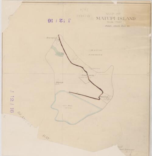 Map of Matupi Island