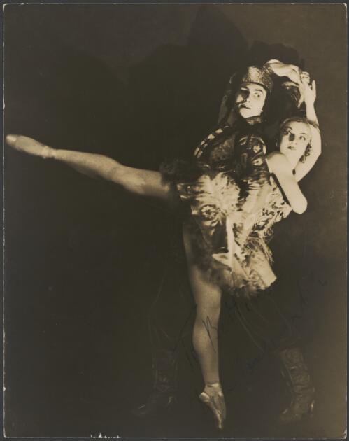 Igor Youskevitch as the Tsarevich and Hélène Kirsova as Firebird, in The Firebird, Monte Carlo Russian Ballet, 1937, 1 [picture]
