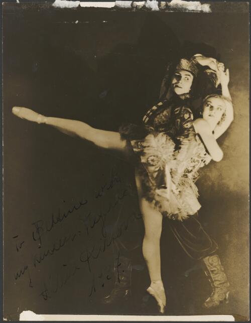 Igor Youskevitch as the Tsarevich and Hélène Kirsova as Firebird, in The Firebird, Monte Carlo Russian Ballet, 1937, 2 [picture]