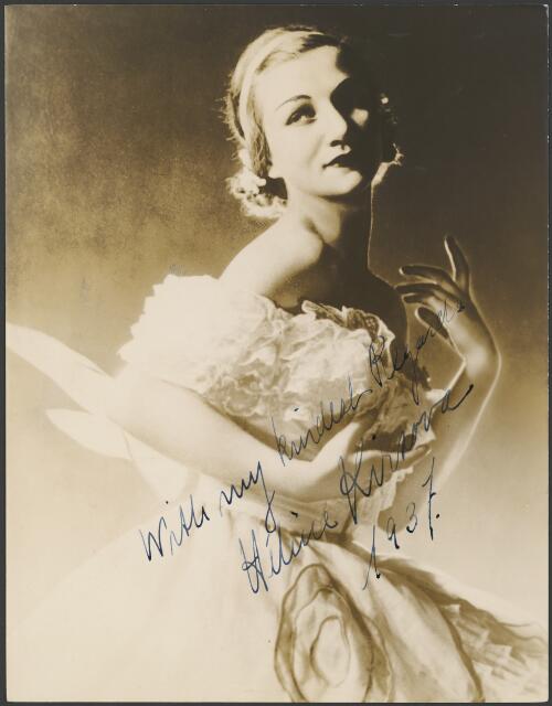 Portrait of Hélène Kirsova dressed as Papillon in the ballet Le Carnaval, Monte Carlo Russian Ballet, ca. 1936 [picture]