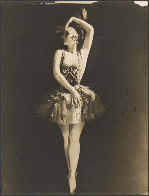 Hélène Kirsova as the Firebird, in The Firebird, Monte Carlo Russian Ballet, ca. 1936 [picture]
