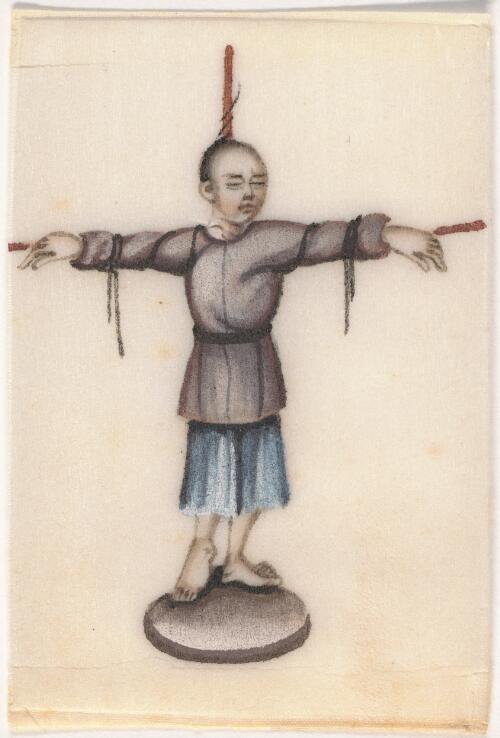[Qing dai xing fa hua ji. Jiao xing = Crime and punishment under the Qing dynasty. Criminal to be hanged]