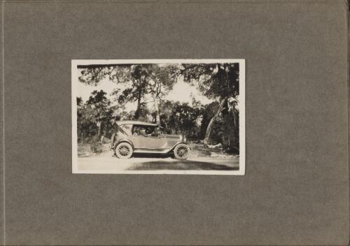A vehicle parked near bushland, Federal Capital Territory, 1927