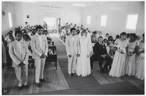 A wedding ceremony, Cherbourg, Queensland, 1986 / Robert McFarlane