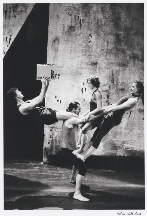 Performers from the Legs On The Wall company, Sydney, approximately 1992 / Robert McFarlane