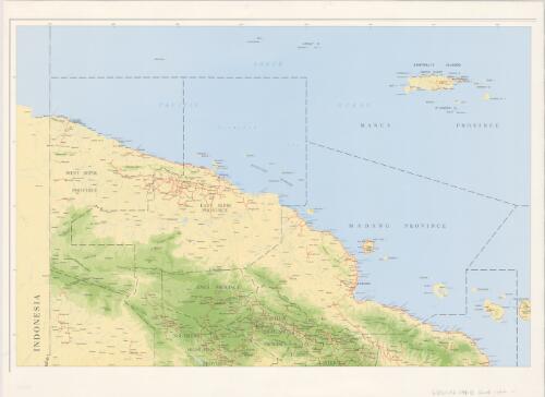 [Papua New Guinea road system 198-?] [cartographic material] / compiled and drawn by Survey Section, Department of Works