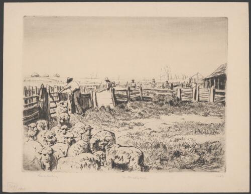 The drafting gate [picture] / Lionel Lindsay