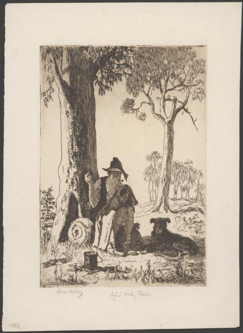 His only pair, 1937 [picture] / Lionel Lindsay