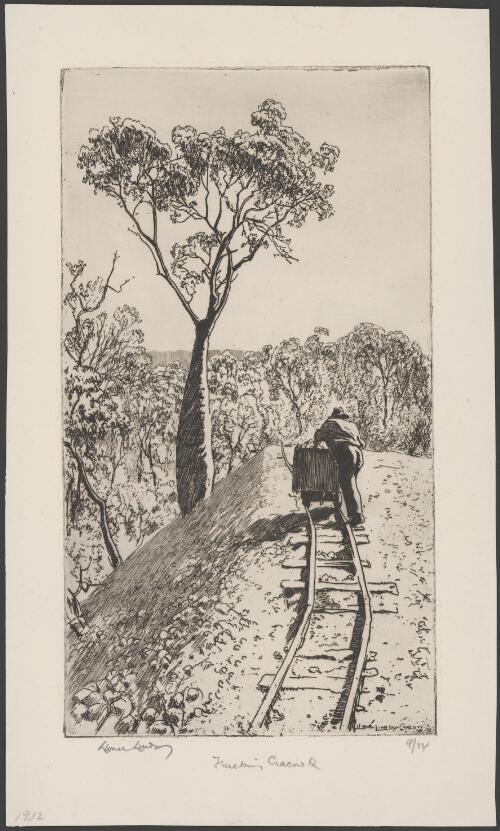 Trucking, Cracow, Queensland, 1932 [picture] / Lionel Lindsay