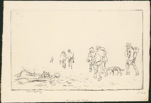 Tramping for tucker, 1917, 1 [picture] / Lionel Lindsay