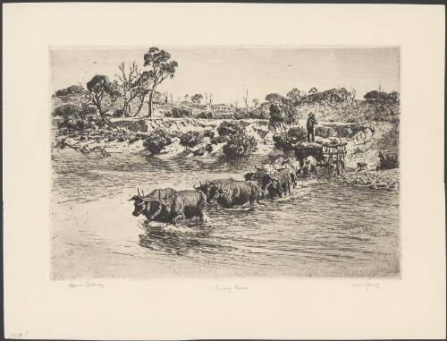 Snowy River, 1923? [picture] / Lionel Lindsay