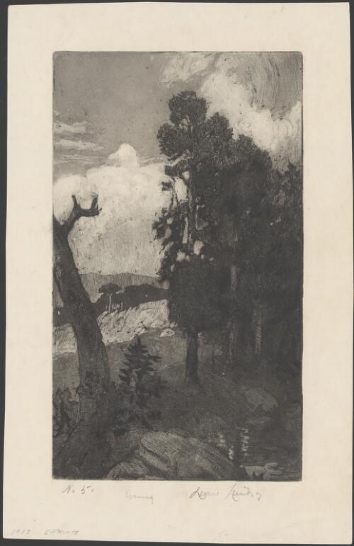 Evening, 1907 [picture] / Lionel Lindsay