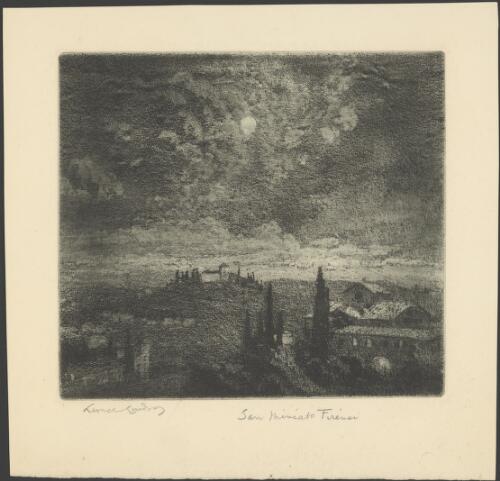San Miniato, Firenze, Italy [picture] / Lionel Lindsay