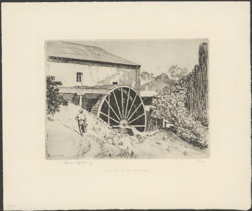 The  mill, Bridgewater, South Australia, 1920 [picture] / Lionel Lindsay
