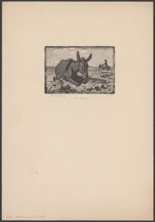 The donkey [picture] / Lionel Lindsay