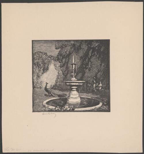 The fountain [picture] / Lionel Lindsay