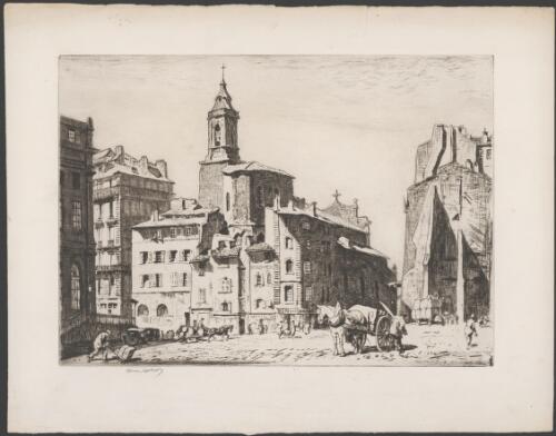 Church of St. Ferreol, Marseille, France, 1927 [picture] / Lionel Lindsay