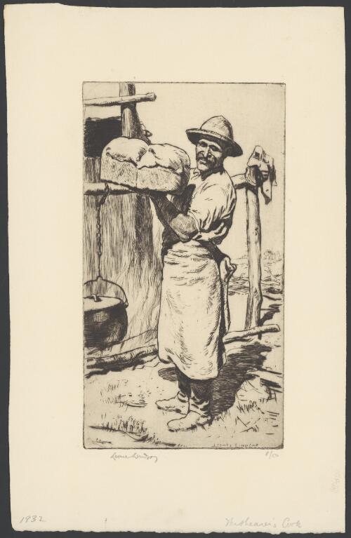 The shearers' cook, 1932, 1 [picture] / Lionel Lindsay