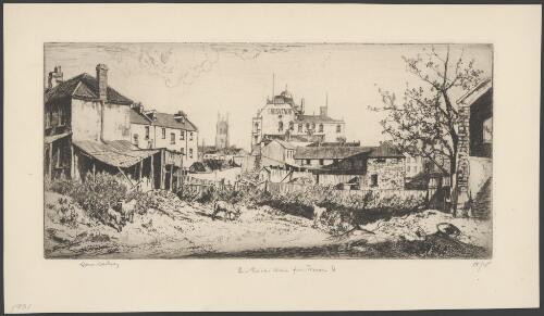 The Rocks from Princes Street, Sydney, 1931, 1 [picture] / Lionel Lindsay