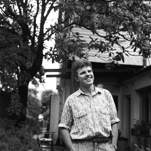 Mark Macleod at his home, Sydney, 1988 / Reece Scannell