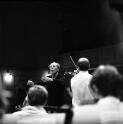 John Hopkins conducting an orchestra, Sydney, 1989 / Reece Scannell