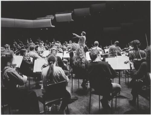 Australian Youth orchestra rehearsing for National Tour, 1990 / Reece Scannell