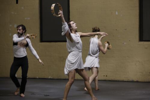 BalletLab's performance of Miracle with Luke George, Brooke Stamp and Clair Peters, Arts House, Melbourne, 2009 [picture] / Jeff Busby