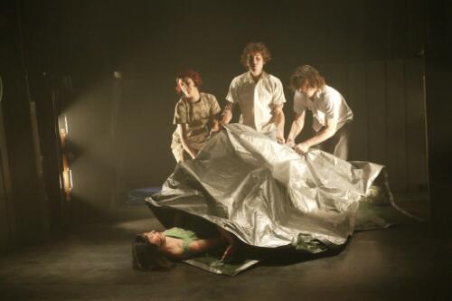 BalletLab's performance of Nativity with Joanne White, Brooke Stamp, Toby Mills and Ryan Lowe, Dance House, Melbourne, 2003 [picture] / Jeff Busby