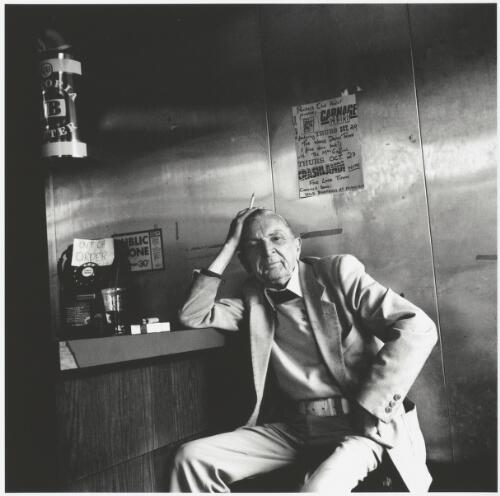 The real Australian, portrait of a man at a bar, Brunswick Street, Fitzroy, Melbourne, 1990 [picture] / Maggie Diaz