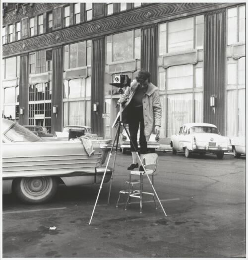 Maggie Diaz working, Chicago, Illinois, ca. 1960 [picture]