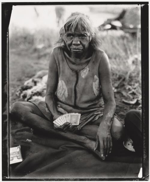 Myapu Elsie Thomas, Ngurrara Native Title claimant, Fitzroy Crossing, Western Australia, 2003 / Stephen Dupont