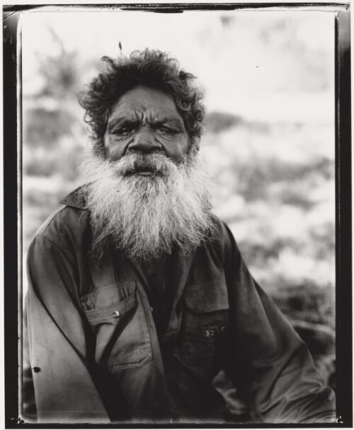 Luurn Willy Kew, Ngurrara Native Title claimant, Fitzroy Crossing, Western Australia, 2003 / Stephen Dupont