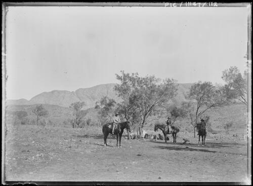 Myers cattle camp, Haasts Bluff, MacDonnell Ranges, Central Australia, Northern Territory, 1911 [picture]