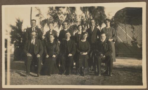 Officials at Koonibba Children's Home, South Australia, 1924