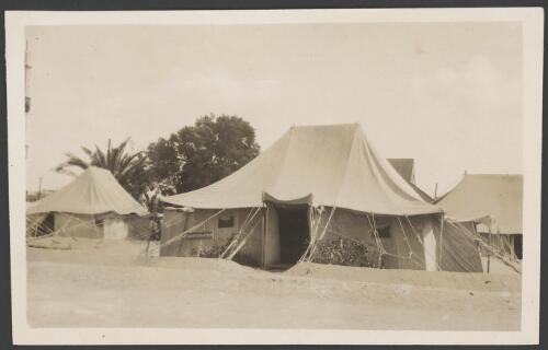 Camp scene, Egypt, approximately 1918