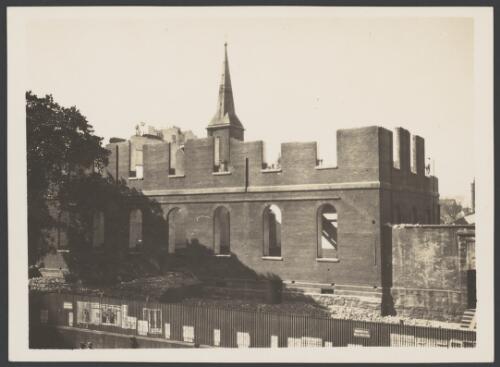 St. James' Church with demolition site in foreground, Sydney, 18 August 1922, 2 [picture]